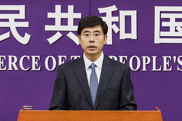 [베이징=뉴시스]허야둥 중국 상무부 대변인.(사진=중국 상무부 홈페이지 갈무리) 2024.4.29 photo@newsis.com
