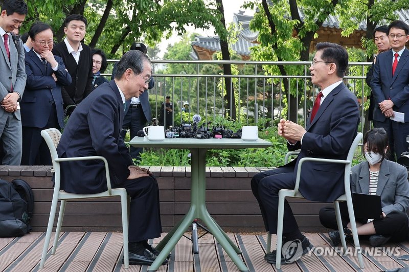 김문수-한덕수 2차 회동 (출처=연합뉴스)