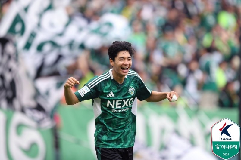 전북 현대의 전진우(한국프로축구연맹 제공)