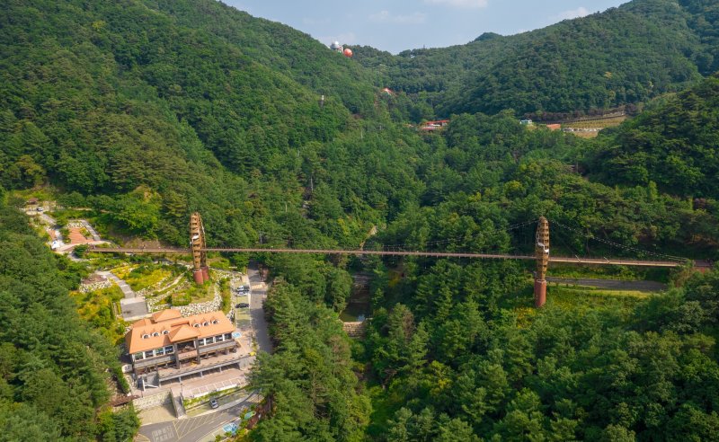 충북 증평 좌구산휴양랜드 전경/뉴스1