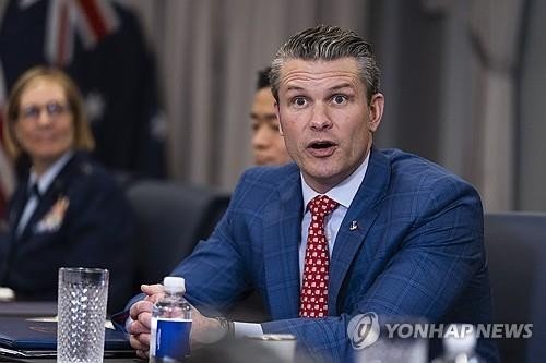 피트 헤그세스 미 국방장관 (출처=연합뉴스)