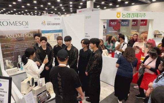 (주)올웰 '아롬소이', 북미 첫 전시에서 조기 완판…글로벌 웰니스 시장 데뷔 성공