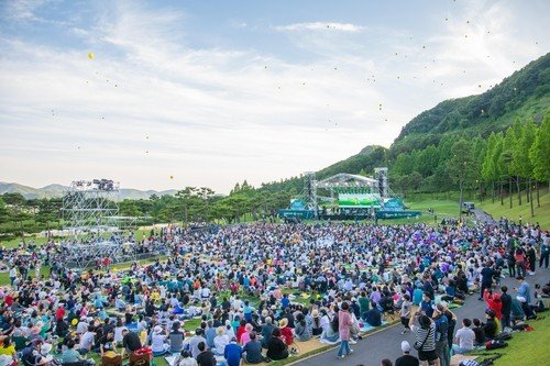서원밸리 그린 콘서트 광경 (출처=연합뉴스)