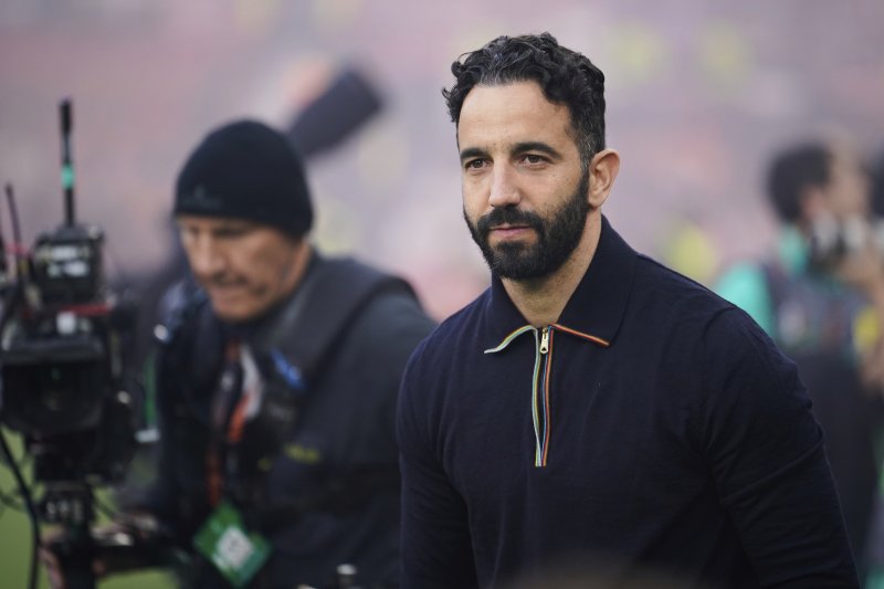 [맨체스터=AP/뉴시스]맨유 아모림 감독. 2025.05.08.