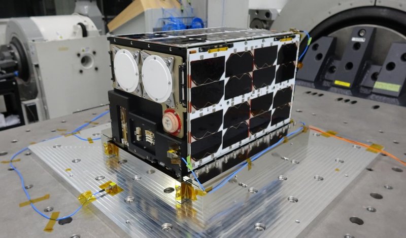 NASA 아르테미스 2호에 탑재되어 함께 발사되는 큐브위성(K-RadCube). (우주항공청 제공, 재판매 및 DB금지) 2025.5.2/뉴스1 ⓒ News1 김진환 기자