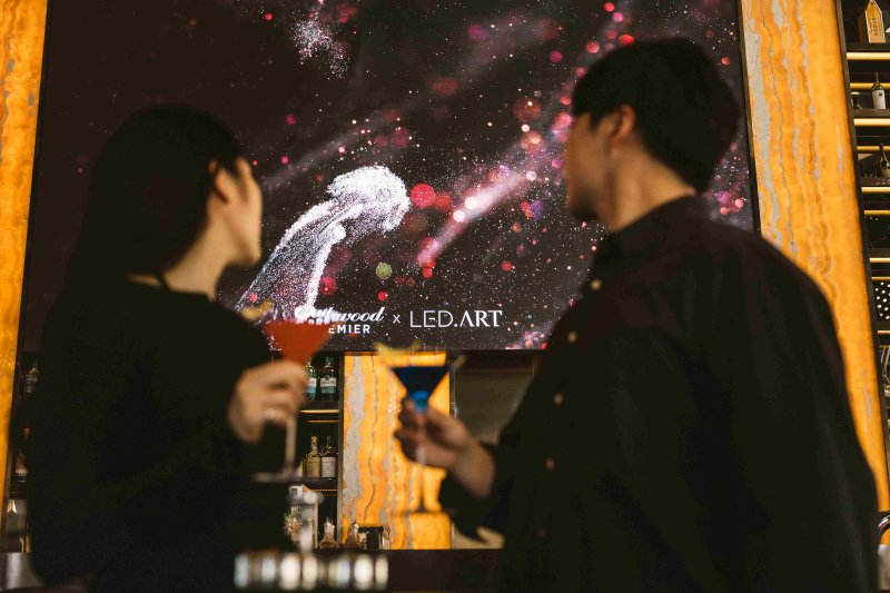 파노라믹 65 미디어아트(오크우드 프리미어 인천 제공. 재배포 및 DB금지)/뉴스1