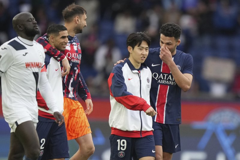 프랑스 프로축구 리그앙 파리 생제르맹(PSG)의 이강인. 뉴시스