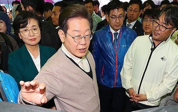 경북 김천 방문한 이재명 후보 (출처=연합뉴스)