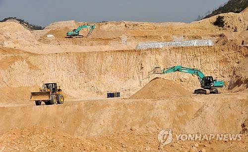 중국 장시성 간저우 지역의 희토류 광산 (출처=연합뉴스)