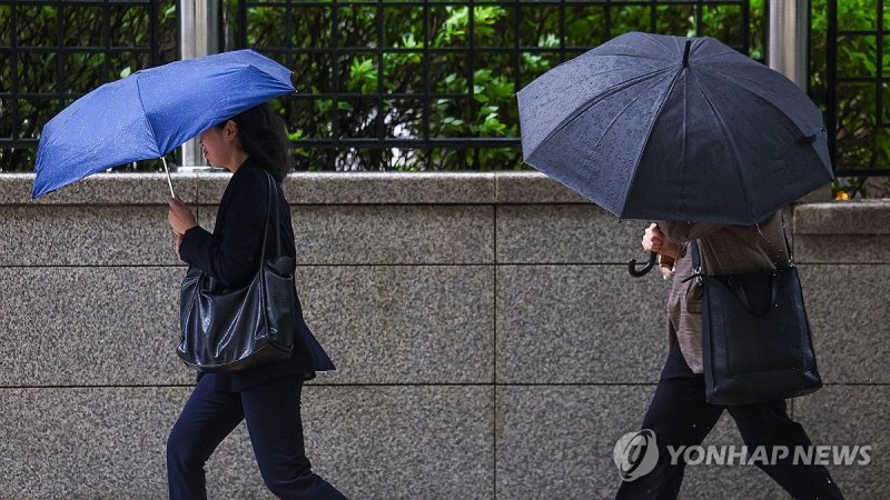 비바람치는 서울 (출처=연합뉴스)