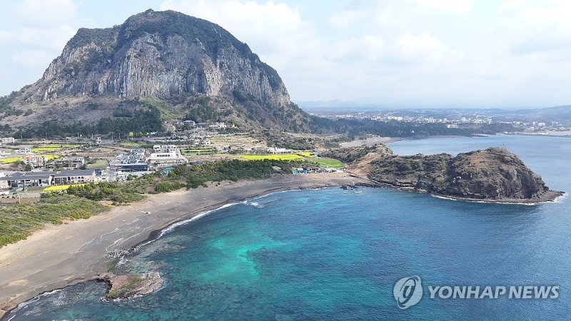산방산과 용머리해안의 봄 (출처=연합뉴스)