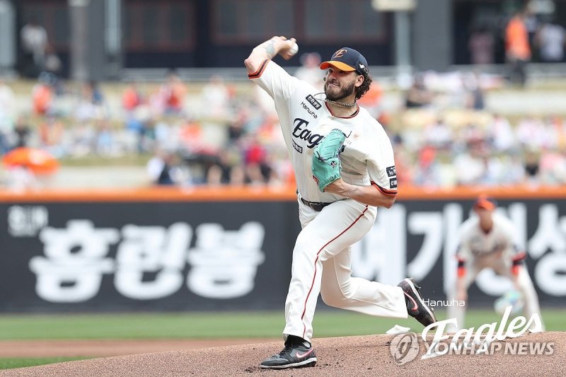 '폰세 7이닝 무실점 13K' 한화 7연승 (출처=연합뉴스)