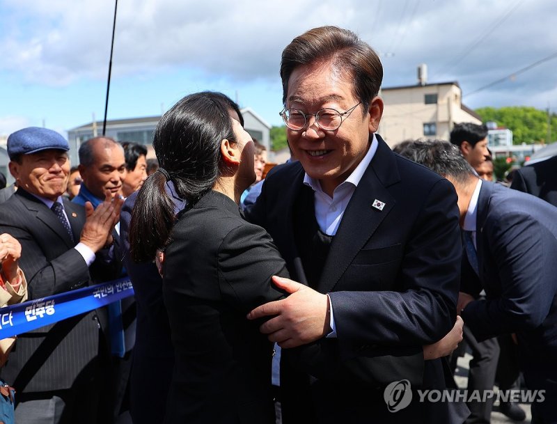 창녕찾은 이재명 후보 (출처=연합뉴스)