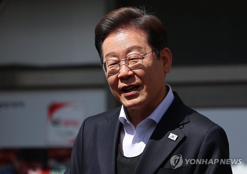연설하는 이재명 후보 (출처=연합뉴스)