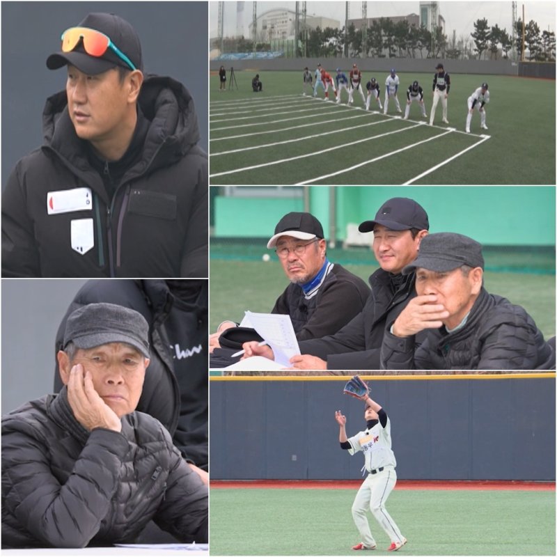 '불꽃야구' 본격 트라이아웃 시작…긴장감 가득한 1차 테스트