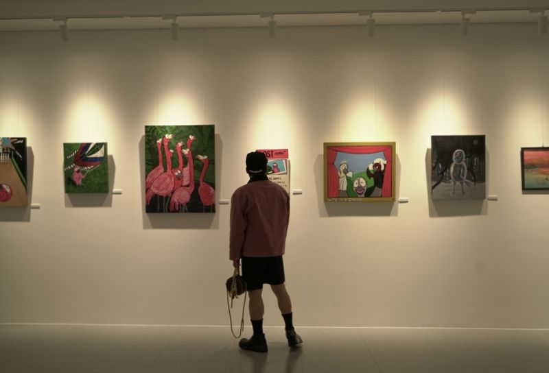 갤러리 유피, 화가 응고 개인전 '어떻게 인연이' 31일까지