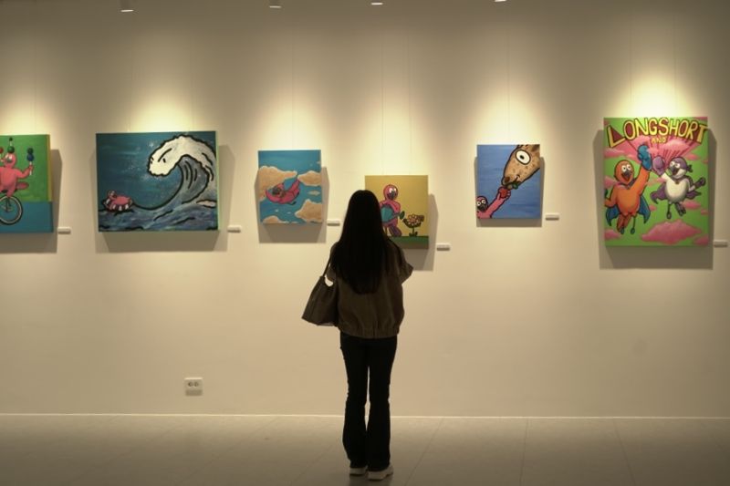 갤러리 유피, 화가 응고 개인전 '어떻게 인연이' 31일까지