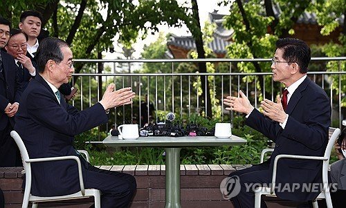 김문수-한덕수 2차 회동 (출처=연합뉴스)