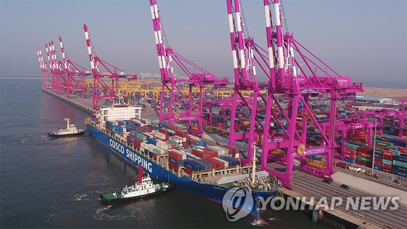 인천 신항 전경 (출처=연합뉴스)