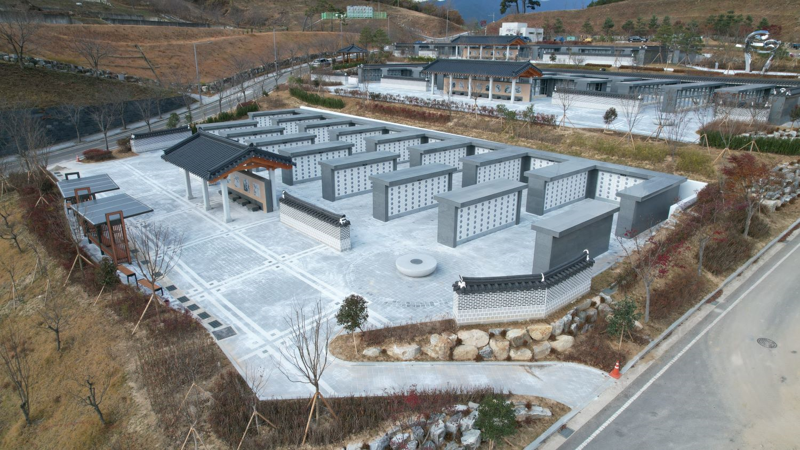 ‘국립산청호국원 제2묘역’ 1만 기 규모 완공, 내일 준공식