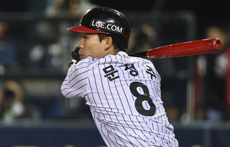 LG 트윈스 문성주. /뉴스1 DB ⓒ News1 김도우 기자