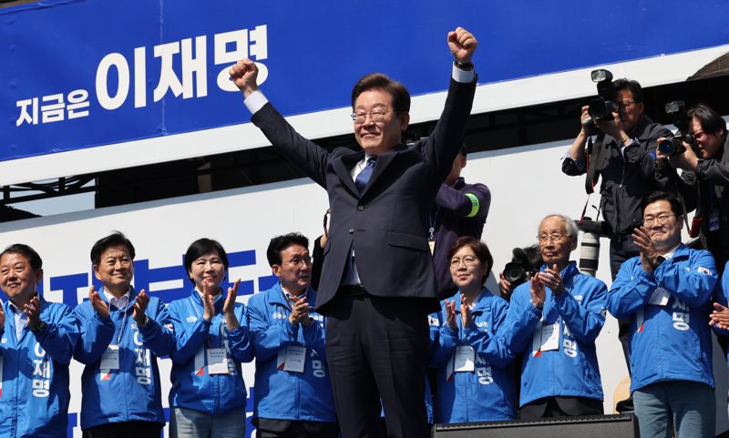 [현장르포] 李 광화문 출정식→수도권→중원벨트 집중 공략..초반 기선제압 나섰다