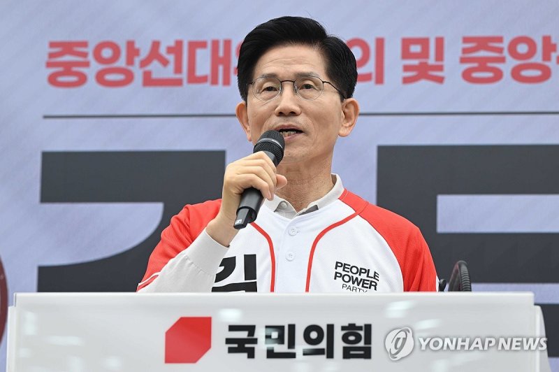 발언하는 김문수 후보 (출처=연합뉴스)