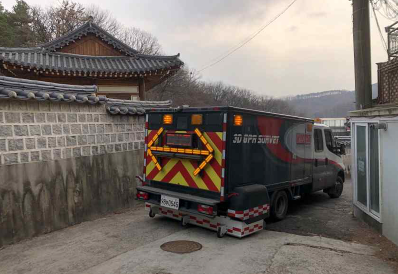 광명시, 대형공사현장 인근 도로 '땅꺼짐' 사고 예방...'지표투과레이더 탐사' 시행