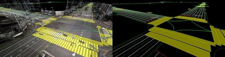 [서울=뉴시스] 정부가 구축한 정밀도로지도 예시 (사진=국토지리정보원) *재판매 및 DB 금지