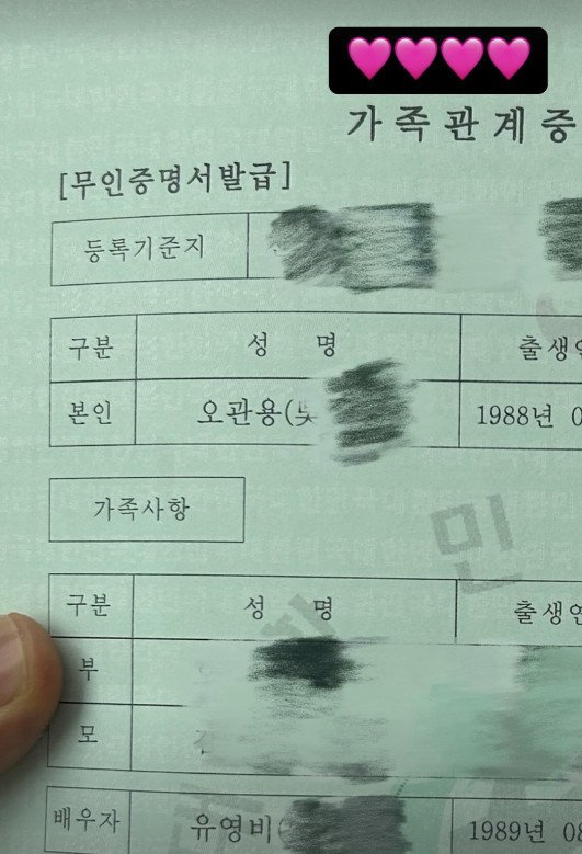 '돌싱' 22기 옥순♥경수, 법적부부 됐다…혼인신고 딱 맞는 조각 찾아