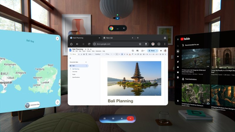 [서울=뉴시스] 구글은 13일(현지 시간) 자사 블로그를 통해 "제미나이를 휴대전화뿐만 아니라 모든 안드로이드 기기에 유용한 어시스턴드 기능을 제공할 계획"이라고 밝혔다. 스마트안경 등 차세대 디바이스에서도 구글 제미나이가 탑재된다. (사진=구글 블로그 캡처) *재판매 및 DB 금지