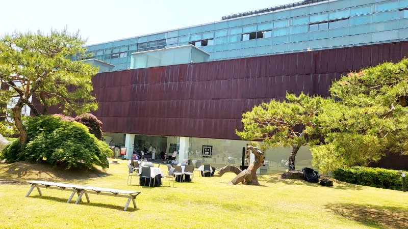 [사진=박현주미술전문기자]대구보건대학교 인당뮤지엄 전경. 2025.05.14. hyun@newsis.c.om *재판매 및 DB 금지