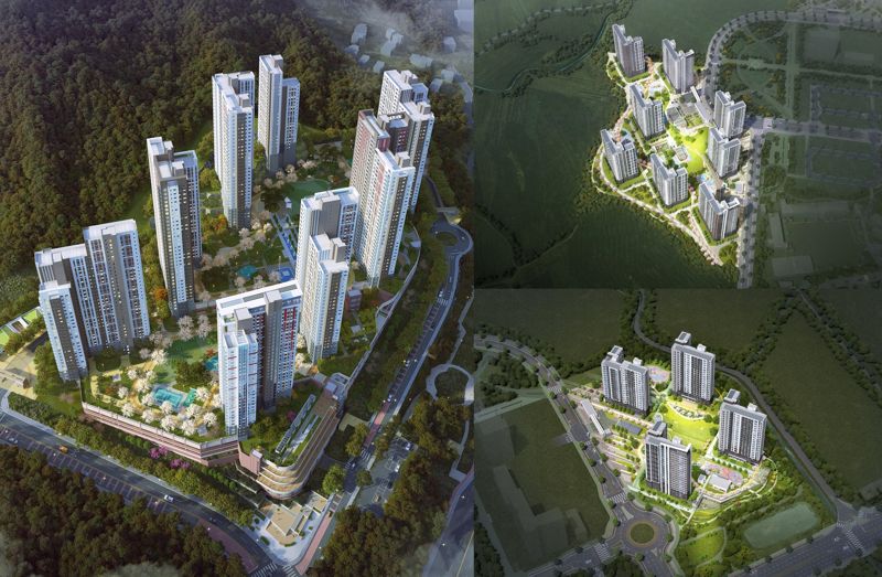 거제 아주 공공지원 민간임대주택 조감도. BS한양 제공