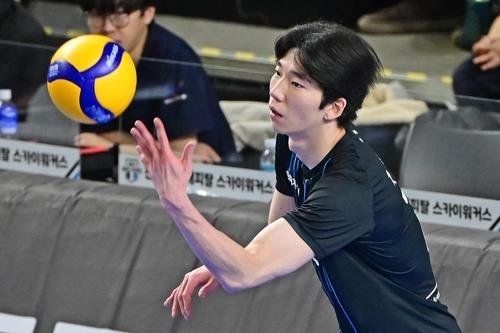 한국 남자배구 대표팀의 간판 공격수 허수봉 (출처=연합뉴스)