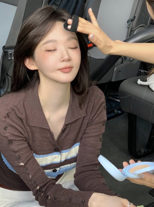 강민경, 한줌 개미허리…도자기 피부까지 '빛나는 미모' [N샷]