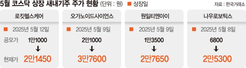 대어급은 포기한 ‘공모주 청약’ 중소형 새내기들 약진