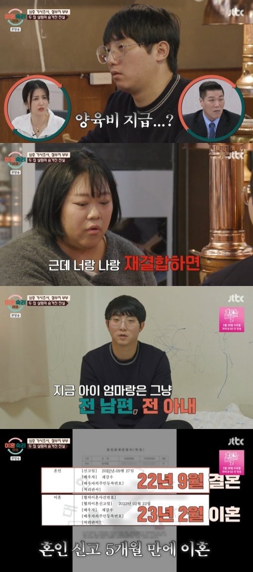 '철부지 부부', 최초로 이미 이혼한 상태…재결합 고민