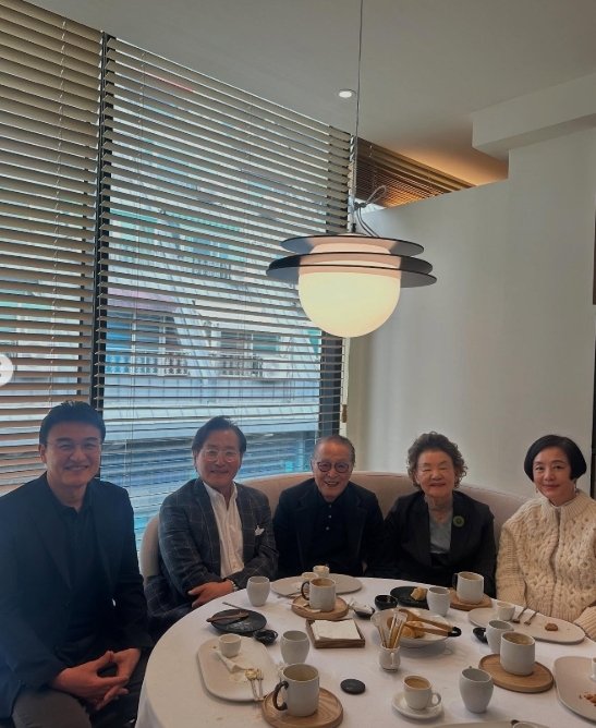 박중훈, 97세 원로배우 신영균 만났다 "스승의 날 맞아" [N샷]