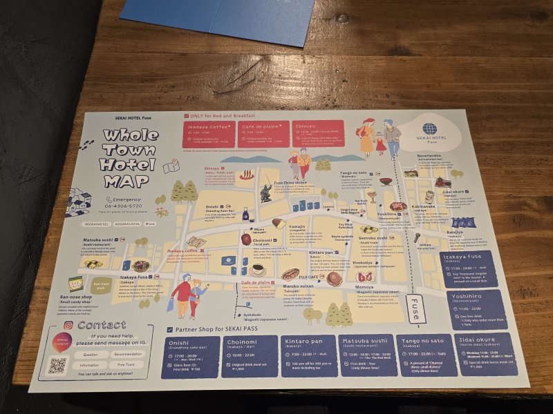 세카이 호텔 협력 가게 지도 2025.05.15 ⓒ 뉴스1 김승준 기자