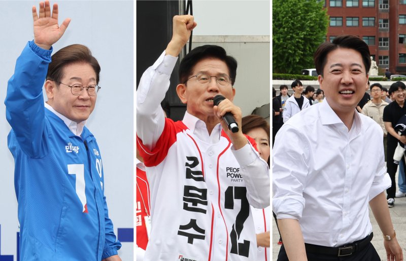 현장 vs 통합 vs 공약…대선 주자 3人3色 선거운동 행보