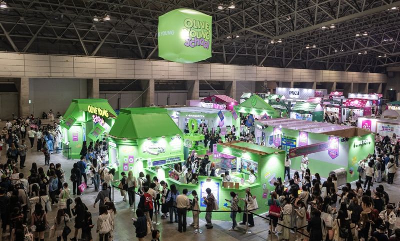 KCON JAPAN 찾은 올리브영 "日 소비자에 K뷰티 매력 전파"