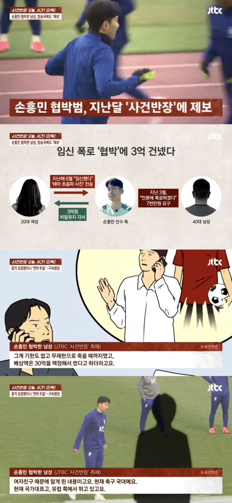 손흥민 협박범 "X 먹어라…비밀유지 각서에 30억 배상 써있어"