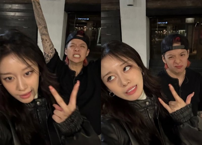 티아라 지연·에프엑스 엠버, 얼굴 맞댄 셀카…여전한 우정 [N샷]