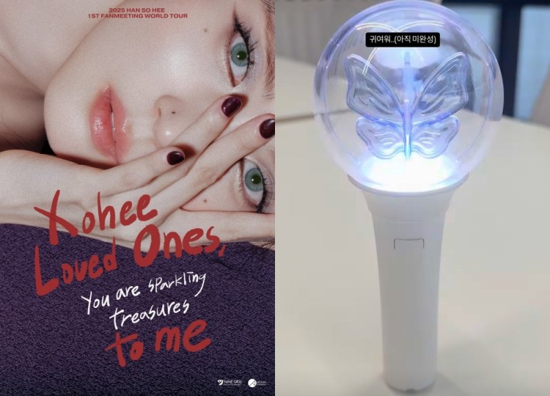 한소희, 11개 도시 월드투어로 데뷔후 첫 팬미팅…포스터 제작 참여