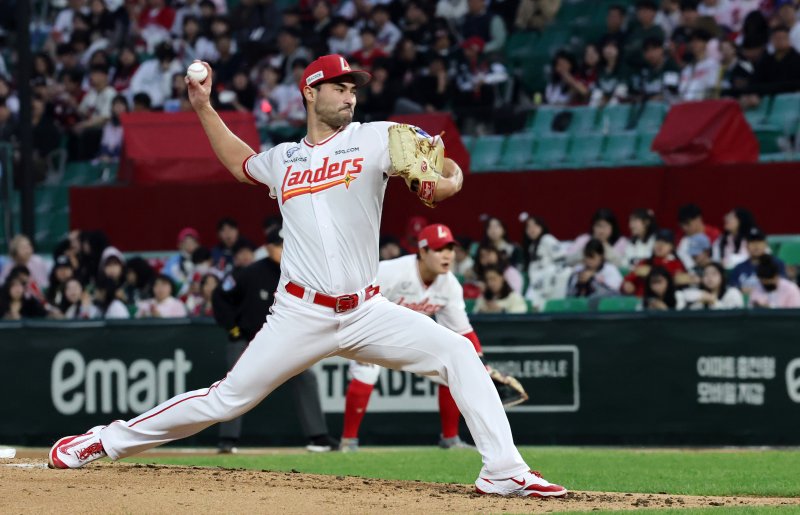 SSG 랜더스 투수 미치 화이트. 2025.4.17/뉴스1 ⓒ News1 박세연 기자