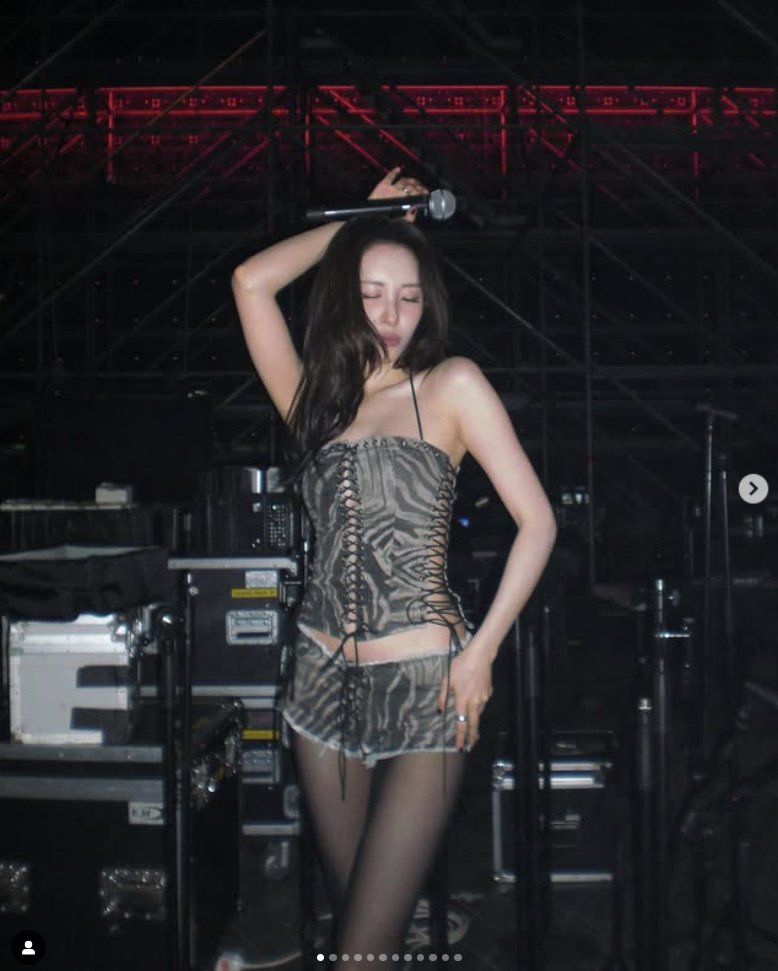 선미, 코르셋 뷔스티에 차림으로 뇌쇄적인 표정…섹시한 매력