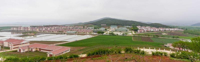 평양 순안구역 조중친선택암협동농장 (출처=연합뉴스)