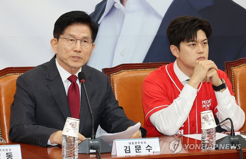 발언하는 김문수 대선 후보 (출처=연합뉴스)