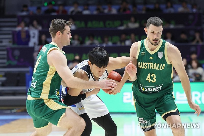 캥거루 '질식 수비' (출처=연합뉴스)