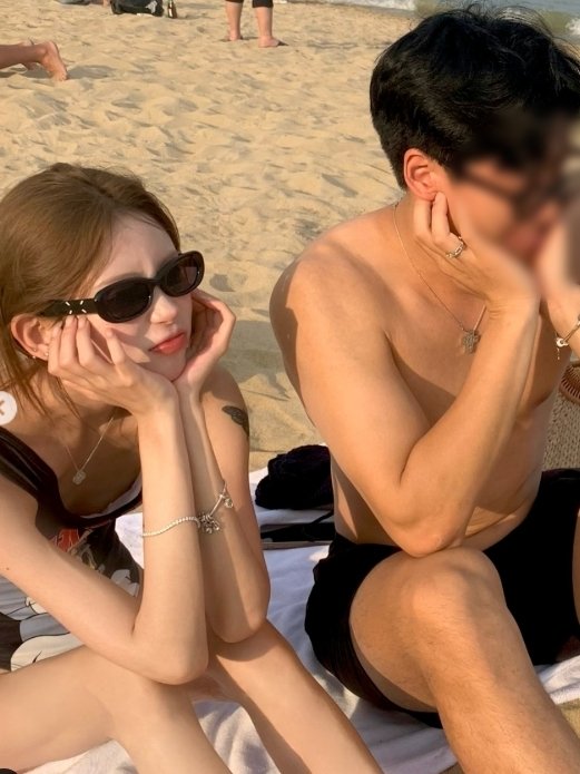 '최진실 딸' 최준희, 이렇게 말랐어? 수영복 입고 남친과 해변 데이트